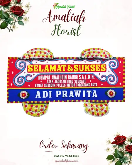 Papan Bunga Ucapan Selamat Sumbersari